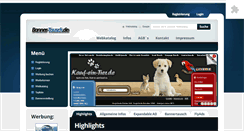 Desktop Screenshot of banner-tausch.de